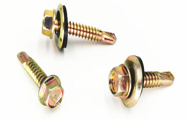 Hexagon washer head self-drilling screws